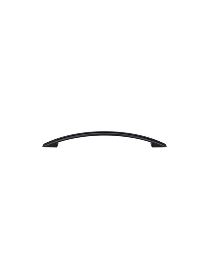 Tango Cut-Out Cabinet Pull - 7 1/2 inch Center-to-Center in Flat Black.